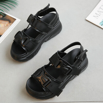 Songgao Sandals Womens Summer 2019 New Korean Hong Kong Taste Retro chic Leisure High-heeled Shoes Joker Go Out to platform shoes
Songgao Sandals Womens Summer 2019 New Korean Hong Kong Taste Retro chic Leisure High-heeled Shoes Joker Go Out to platform shoes