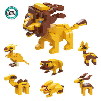 Creative 6-Piece Small Particle Animals Building Blocks Kit DIY Assembly Toy For Children Kids
Creative 6-Piece Small Particle Animals Building Blocks Kit DIY Assembly Toy For Children Kids