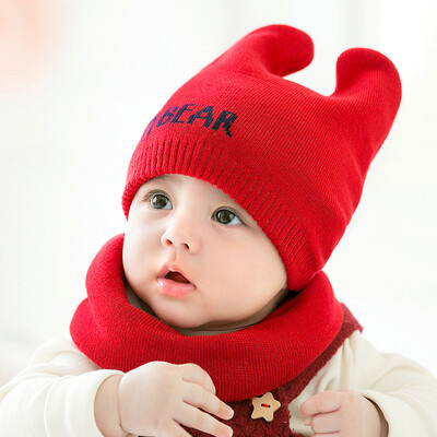 Fall&Winter 2019 New Kind of Babys Neck Cap Babys Warm Knitted Wool Cap Childrens Bear Cotton Yarn Ear Protector
Fall&Winter 2019 New Kind of Babys Neck Cap Babys Warm Knitted Wool Cap Childrens Bear Cotton Yarn Ear Protector