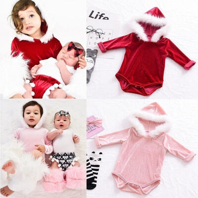 2 Colors Toddler Baby Girl Hooded Jumpsuit Romper Bodysuit Velvet Clothes Outfit Xmas 0-24 Months
2 Colors Toddler Baby Girl Hooded Jumpsuit Romper Bodysuit Velvet Clothes Outfit Xmas 0-24 Months