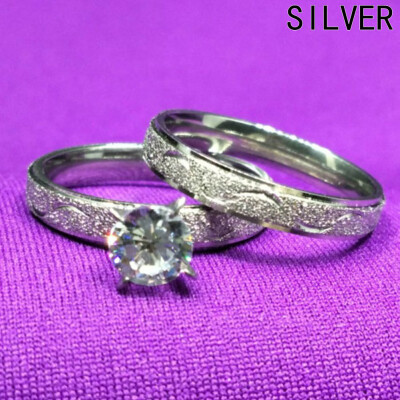 Fashion Zircon Double Ring Titanium Steel Wedding Rings For Women Men Color Gold Silver
Fashion Zircon Double Ring Titanium Steel Wedding Rings For Women Men Color Gold Silver