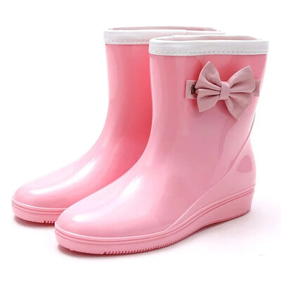 Rose Womens Fashion Low-Heeled Middle Tube Rain Boots Non-Slip Waterproof Water Shoe
Rose Womens Fashion Low-Heeled Middle Tube Rain Boots Non-Slip Waterproof Water Shoe