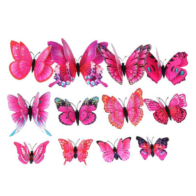 12Pcs Wall Stickers Double Layer PVC Butterfly Shape Wall Decal Sticker Home Living Room Nursery Outdoor Fences Garden Lawn Backya
12Pcs Wall Stickers Double Layer PVC Butterfly Shape Wall Decal Sticker Home Living Room Nursery Outdoor Fences Garden Lawn Backya
