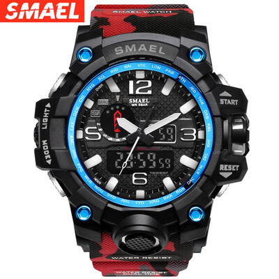 Military Watch Digital SMAEL Brand Watch Shock Mens Wristwatch Sport LED Watch Dive 1545B 50m Wateproof Fitness Sport
Military Watch Digital SMAEL Brand Watch Shock Mens Wristwatch Sport LED Watch Dive 1545B 50m Wateproof Fitness Sport