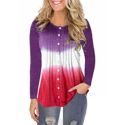 Women Autumn Fashion Concise Casual All-match Color-blocked Round Collar Long Sleeve T-shirts
Women Autumn Fashion Concise Casual All-match Color-blocked Round Collar Long Sleeve T-shirts
