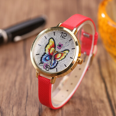 Silver Pink Flower Butterfly Face Lady Casual Watch Fine Watch Personality Digital Quartz Watch
Silver Pink Flower Butterfly Face Lady Casual Watch Fine Watch Personality Digital Quartz Watch