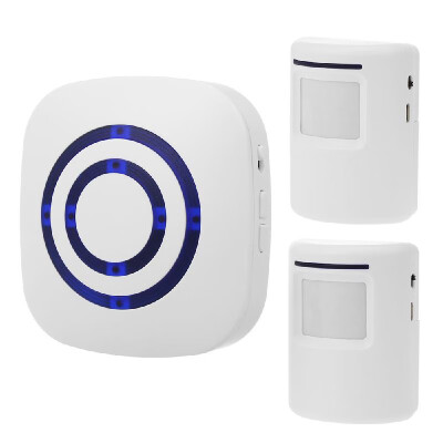 Smart Motion Sensor Alarm Wireless Doorbell Plug-in Door Bell Home Security Infrared Detector Alert Kits with 2 PIR Sensors 1 Rece
Smart Motion Sensor Alarm Wireless Doorbell Plug-in Door Bell Home Security Infrared Detector Alert Kits with 2 PIR Sensors 1 Rece