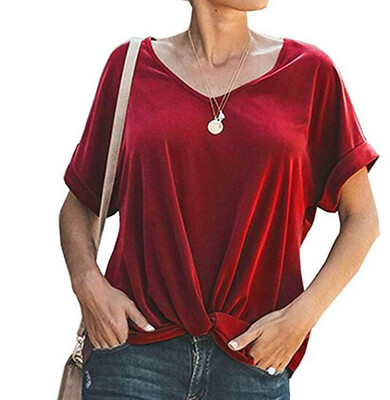Starmoon Women Casual Short Sleeve T-shirt Casual Loose Soild V Neck Top Blouse
Starmoon Women Casual Short Sleeve T-shirt Casual Loose Soild V Neck Top Blouse
