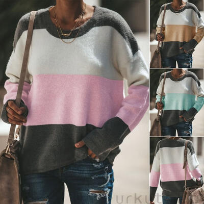 Hot Casual Women Long Sleeve Knitted Sweater Loose Patchwork Cardigan Outwear Coat
Hot Casual Women Long Sleeve Knitted Sweater Loose Patchwork Cardigan Outwear Coat