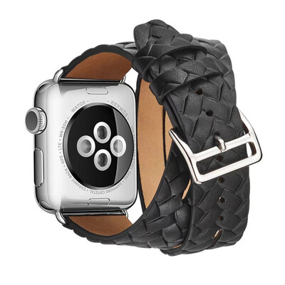 〖Follure〗Double Tour Leather Accessory Band Replacement Bracelet For Apple Watch 38mm BK
〖Follure〗Double Tour Leather Accessory Band Replacement Bracelet For Apple Watch 38mm BK