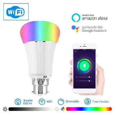 2101 Smart WIFI LED Bulb WIFI Light RGB Multicolor LED Bulb 9W E2627 Dimmable Light Phone Remote Control Compatible with Alexa Go
2101 Smart WIFI LED Bulb WIFI Light RGB Multicolor LED Bulb 9W E2627 Dimmable Light Phone Remote Control Compatible with Alexa Go