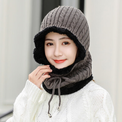 Tailored Womens Hat Scarf Siamese Collar Girls Cute Winter Slouchy Knit Skull Cap Beret
Tailored Womens Hat Scarf Siamese Collar Girls Cute Winter Slouchy Knit Skull Cap Beret