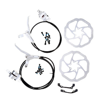 Hydraulic Bicycle Front Rear Disc Brake Set MTB Mountain Bike Oil Disc Braking Rotor Levers
Hydraulic Bicycle Front Rear Disc Brake Set MTB Mountain Bike Oil Disc Braking Rotor Levers