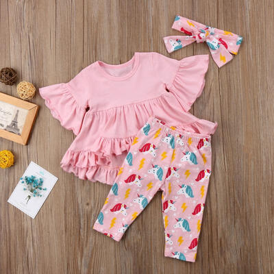 Fashion New Kids Baby Girls Dress Ruffles Tops T shirtUnicorn Pants Outfits Set Clothes
Fashion New Kids Baby Girls Dress Ruffles Tops T shirtUnicorn Pants Outfits Set Clothes
