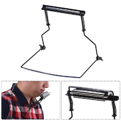 Metal Harmonica Mouth Organ Holder Harmonica Neck Stand Bracket for 10 Hole Harmonicas Hands Free Playing
Metal Harmonica Mouth Organ Holder Harmonica Neck Stand Bracket for 10 Hole Harmonicas Hands Free Playing