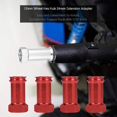 4pcs 24mm Hex Hub Extension Adapter Aluminum Alloy Metal for 116 Traxxas Slash Short Course Truck RC Car
4pcs 24mm Hex Hub Extension Adapter Aluminum Alloy Metal for 116 Traxxas Slash Short Course Truck RC Car