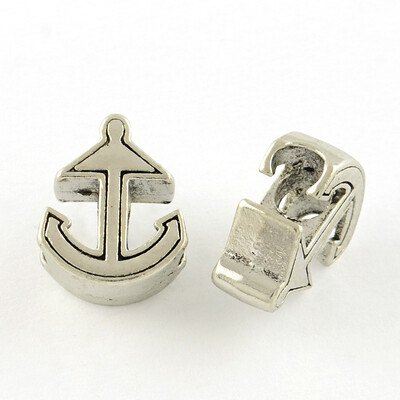 Tibetan Style Alloy European Beads Anchor Large Hole Beads Lead Free Antique Silver 155x125x6mm
Tibetan Style Alloy European Beads Anchor Large Hole Beads Lead Free Antique Silver 155x125x6mm