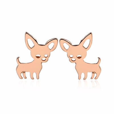 Womens Simple Lovely Dog Silver Gold Stud Earrings Anti Allergy Earring Pet Ear Studs
Womens Simple Lovely Dog Silver Gold Stud Earrings Anti Allergy Earring Pet Ear Studs