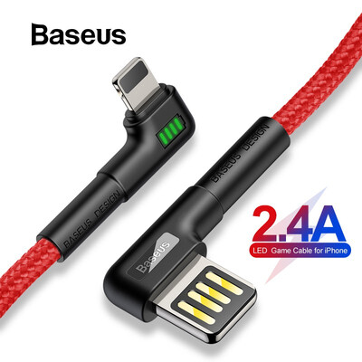 Baseus Reversable USB Cable Double Bend Elbow Design For iphone XR Max Play Games 15A -24A Charging&Data Transfer
Baseus Reversable USB Cable Double Bend Elbow Design For iphone XR Max Play Games 15A -24A Charging&Data Transfer