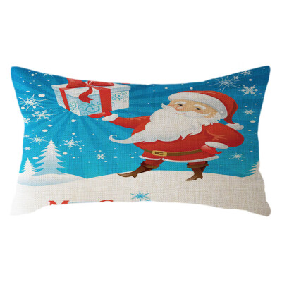 Tailored Christmas Santa Claus Pillow Case Linen 30x50cm Throw Cushion Cover Home Decor
Tailored Christmas Santa Claus Pillow Case Linen 30x50cm Throw Cushion Cover Home Decor