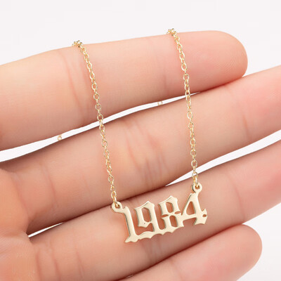 Sale Custom Jewelry Special Date Year Number Necklace for Women from 1980 to 2002 Personalized Collares Necklaces
Sale Custom Jewelry Special Date Year Number Necklace for Women from 1980 to 2002 Personalized Collares Necklaces