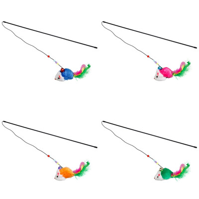 Pet Cat Chasing Interactive Colorful Feather Toy Tease Cat Wand Toy for Solving Boredom Exercise
Pet Cat Chasing Interactive Colorful Feather Toy Tease Cat Wand Toy for Solving Boredom Exercise