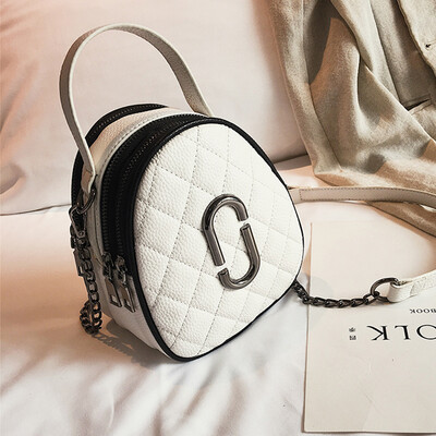 Spring&summer bag female 2019 new handbag fashion casual rhombic simple wild chain shoulder slung handbag
Spring&summer bag female 2019 new handbag fashion casual rhombic simple wild chain shoulder slung handbag