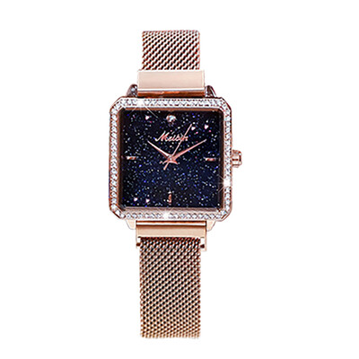 Creative Women Watches Starry Sky Dial Ladies Luxury Square Quartz Wristwatch Alloy Strap Clock Casual Party Zegarki Damskie
Creative Women Watches Starry Sky Dial Ladies Luxury Square Quartz Wristwatch Alloy Strap Clock Casual Party Zegarki Damskie