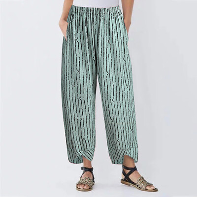 Tailored Women Casual Stripe Cotton Linen Pant Loose Trousers Elastic Band Straight Pants
Tailored Women Casual Stripe Cotton Linen Pant Loose Trousers Elastic Band Straight Pants
