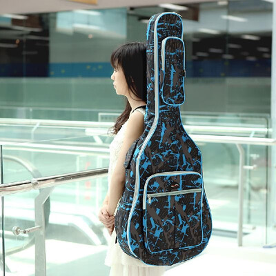 600D Water-resistant Oxford Cloth Camouflage Blue Double Stitched Padded Straps Gig Bag Guitar Carrying Case for 40Inchs Acoustic
600D Water-resistant Oxford Cloth Camouflage Blue Double Stitched Padded Straps Gig Bag Guitar Carrying Case for 40Inchs Acoustic
