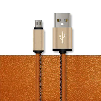 1M Leather Micro USB Data Line Portable Braided Cord Fast Charging Cable For Mobile Phones
1M Leather Micro USB Data Line Portable Braided Cord Fast Charging Cable For Mobile Phones