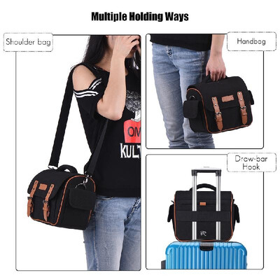 DSLR SLR Camera Shoulder Messenger Bag Case Shockproof Waterproof for Canon Nikon Sony Panasonic Olympus&Lens
DSLR SLR Camera Shoulder Messenger Bag Case Shockproof Waterproof for Canon Nikon Sony Panasonic Olympus&Lens