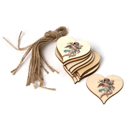 10pcs Wooden Heart Hanging Plaque DIY Craft Rose Angel Wall Sign Rustic Wood Chips for Wedding Supplies Party Decoration
10pcs Wooden Heart Hanging Plaque DIY Craft Rose Angel Wall Sign Rustic Wood Chips for Wedding Supplies Party Decoration