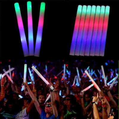 Colorful Multi Color Sponge Glow Stick Foam Stick Concert Large Flash Stick 12pcs LED Stick Rally Flashing Light DJ Glow Wand
Colorful Multi Color Sponge Glow Stick Foam Stick Concert Large Flash Stick 12pcs LED Stick Rally Flashing Light DJ Glow Wand