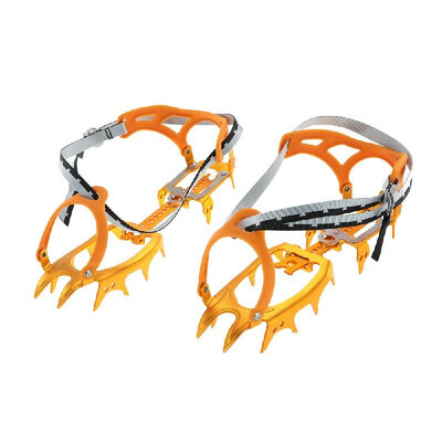 14-point Super-lightweight Semi-rigid Crampons Aluminum Alloy Crampon Traction Device Mountaineering Glacier Travel
14-point Super-lightweight Semi-rigid Crampons Aluminum Alloy Crampon Traction Device Mountaineering Glacier Travel