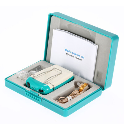 Pocket Hearing Aid Sound Amplifier for Severe Hearing Loss Voice Volume Adjustable with Earplugs
Pocket Hearing Aid Sound Amplifier for Severe Hearing Loss Voice Volume Adjustable with Earplugs