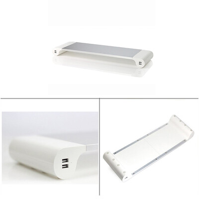 Aluminum Space Bar Laptop Computer Monitor Stand Holder Desk Organizer with 4 USB Charging Ports & Keyboard Storage EU Plug for Un
Aluminum Space Bar Laptop Computer Monitor Stand Holder Desk Organizer with 4 USB Charging Ports & Keyboard Storage EU Plug for Un