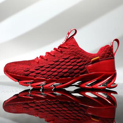 New mens flying woven shoes net red trend fish scale mesh face knife sports running mens shoes
New mens flying woven shoes net red trend fish scale mesh face knife sports running mens shoes