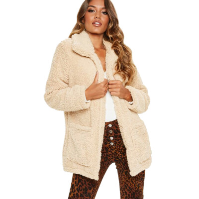 Toponeto Womens Lapel Long Sleeve Faux Shearling Coat Winter Boyfriend Winter Faux Coat
Toponeto Womens Lapel Long Sleeve Faux Shearling Coat Winter Boyfriend Winter Faux Coat