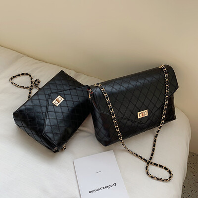 Qiao Bani 2019 new European&American style fashion simple solid color rhombic chain bag shoulder diagonal trend handbags
Qiao Bani 2019 new European&American style fashion simple solid color rhombic chain bag shoulder diagonal trend handbags