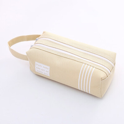 Toponeto Canvas Large Capacity Double Pen Bag Multi-function Pencil Bag Fresh Storage Bag
Toponeto Canvas Large Capacity Double Pen Bag Multi-function Pencil Bag Fresh Storage Bag