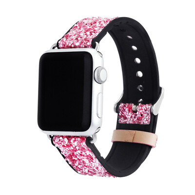 〖Follure〗Bling Glitter Leather Wrist Replacement Strap Watch Band For Apple iwatch 4 44mm
〖Follure〗Bling Glitter Leather Wrist Replacement Strap Watch Band For Apple iwatch 4 44mm
