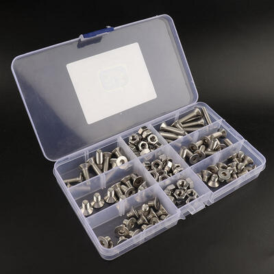 Greensen 120pcs M68\M610\M612\M616\M620\M625 Stainless Steel Hex Countersunk Head Screw & Nut Set
Greensen 120pcs M68\M610\M612\M616\M620\M625 Stainless Steel Hex Countersunk Head Screw & Nut Set