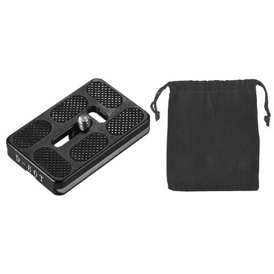 6038mm Size Aluminum Alloy Universal Quick Release Plate D-60T QR Plate with 14 Inch Screw for Arca Swiss Benro Monopod Tripod B
6038mm Size Aluminum Alloy Universal Quick Release Plate D-60T QR Plate with 14 Inch Screw for Arca Swiss Benro Monopod Tripod B