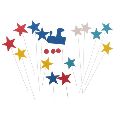 FUNNYBUNNY Cute Cartoon Boys Girls Kids Birthday Party Cake Toppers Picks Flags Baby Shower Cake Decoration Set
FUNNYBUNNY Cute Cartoon Boys Girls Kids Birthday Party Cake Toppers Picks Flags Baby Shower Cake Decoration Set