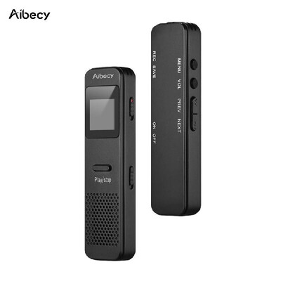 Aibecy Voice Activated Recorder Digital Voice Recorder MP3 Music Player with Loudspeaker for Meetings Lectures
Aibecy Voice Activated Recorder Digital Voice Recorder MP3 Music Player with Loudspeaker for Meetings Lectures