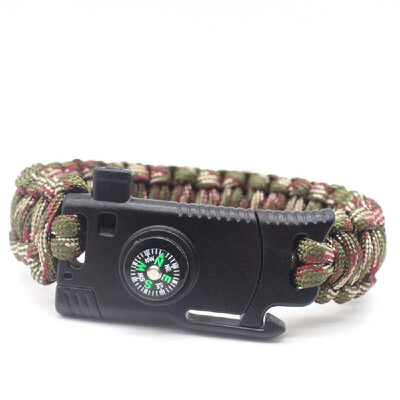 Umbrella Bracelet Outdoor Multi-functional Hand Rope Camping Survival Emergency Bracelet Army Green Camouflage
Umbrella Bracelet Outdoor Multi-functional Hand Rope Camping Survival Emergency Bracelet Army Green Camouflage