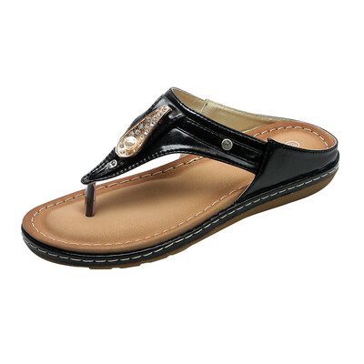 Rose Fashion Womens Slippers Rhinestone Sandals Clip-Toe Slippers Casual Beach Shoes
Rose Fashion Womens Slippers Rhinestone Sandals Clip-Toe Slippers Casual Beach Shoes