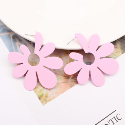 E1006 Korean Style Cute Metal Flower Earrings For Women Girl Fashion Big Sweet Pendant Earrings Brincos Wedding Party Jewelry
E1006 Korean Style Cute Metal Flower Earrings For Women Girl Fashion Big Sweet Pendant Earrings Brincos Wedding Party Jewelry
