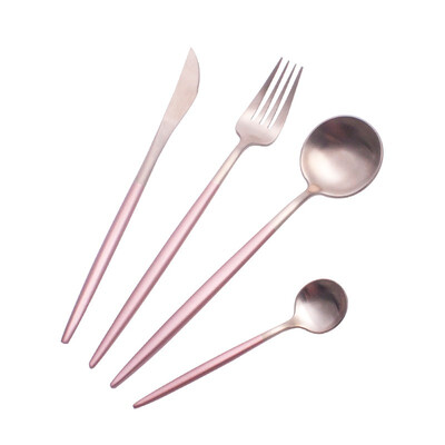 STRUST 4PcsSet European Craft Luxury 304 Stainless Steel Dinnerware Knife Spoon Fork Eco-friendly Vintage Cutlery Set
STRUST 4PcsSet European Craft Luxury 304 Stainless Steel Dinnerware Knife Spoon Fork Eco-friendly Vintage Cutlery Set